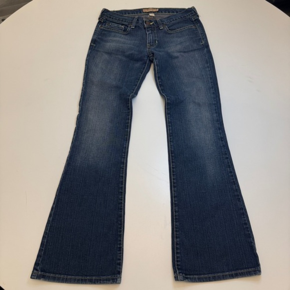 Abercrombie‎ & Fitch A&F Stretch Blue Cotton Denim Bootcut Jeans Womens 2S